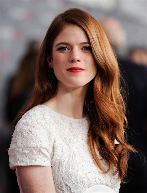 Rose Leslie .